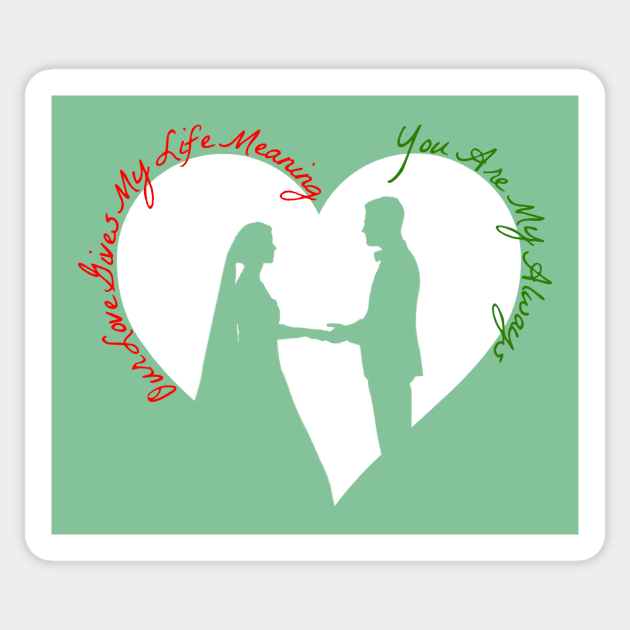 Olicity Wedding Vows Sticker by FangirlFuel